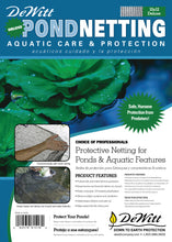 Load image into Gallery viewer, DeWitt Pond Netting (12'x20')