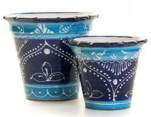 Load image into Gallery viewer, Hand Painted "Mini Madrid Cadiz" Ceramic Pots
