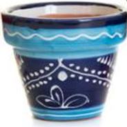 Load image into Gallery viewer, Hand Painted "Mini Madrid Cadiz" Ceramic Pots
