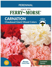 Load image into Gallery viewer, Carnation Chabaud Mixed Colors Seeds

