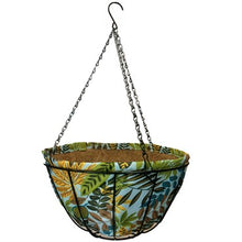 Load image into Gallery viewer, Decorative Hanging Basket with Fabric Coco Liner
