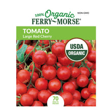 Load image into Gallery viewer, Tomato 'Large Red Cherry' Organic Seeds
